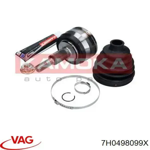 Compre 7H0498099X VAG Junta homocinética externa dianteira