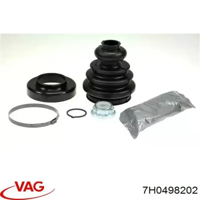 7H0498202 VAG Bota de proteção interna direita de junta homocinética do semieixo dianteiro