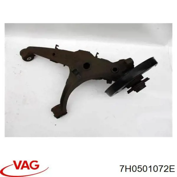 7H0501072E VAG Braço oscilante inferior direito de suspensão traseira