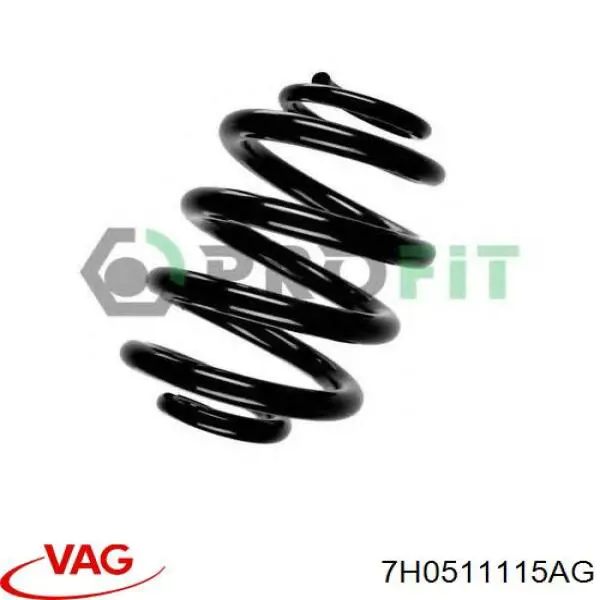 7H0511115AG VAG Mola traseira