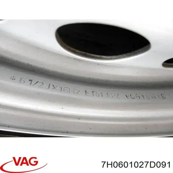 Discos de roda de aço (estampados) VAG 7H0601027D091 preço, a partir de 117,73 USD