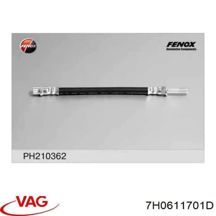 Compre 7H0611701D VAG Mangueira do freio dianteira