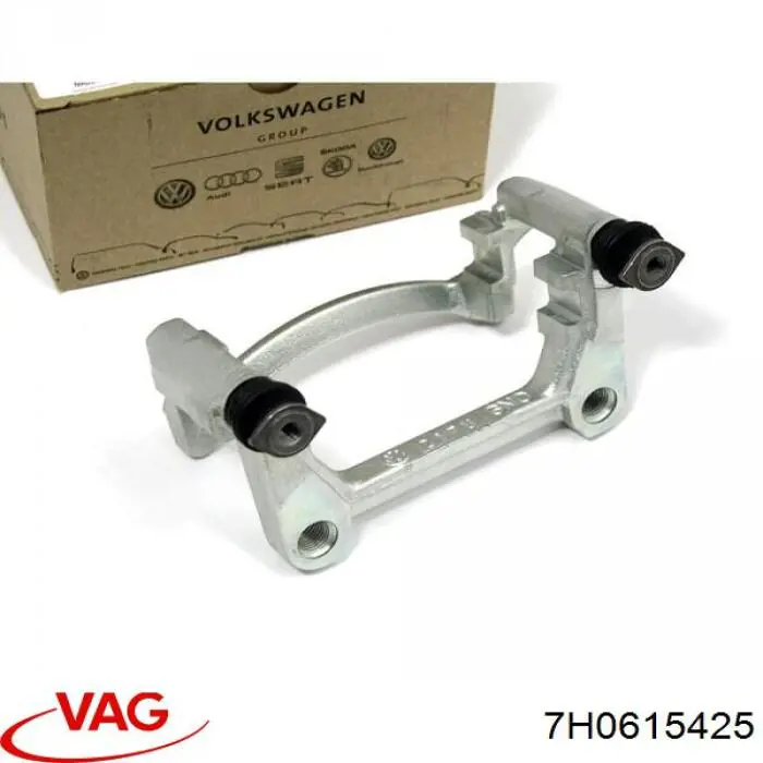 Compre 7H0615425 VAG Braçadeira do freio de suporte traseiro