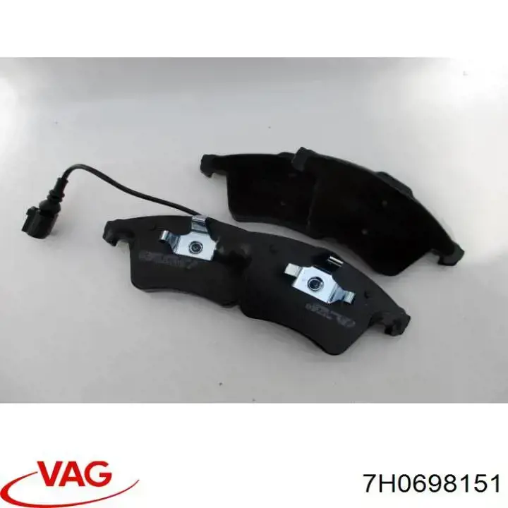 Sapatas do freio dianteiras de disco VAG 7H0698151 preço, a partir de 36,96 USD