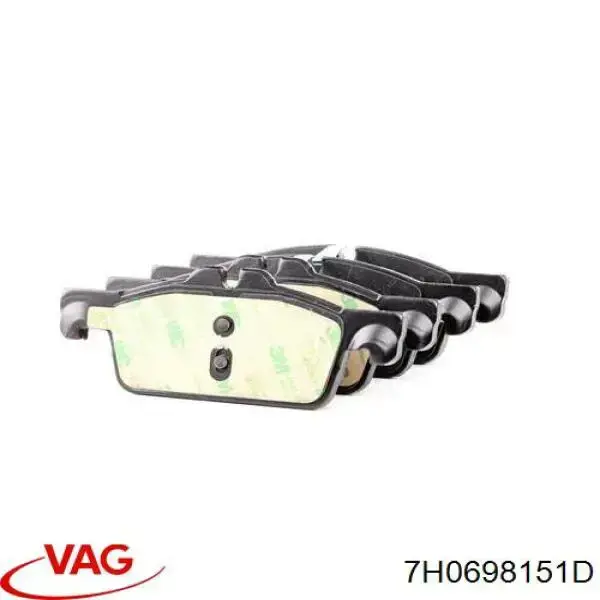 Sapatas do freio dianteiras de disco VAG 7H0698151D preço, a partir de 41,55 USD
