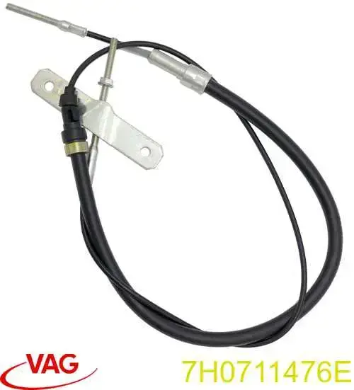 Compre 7H0711476 VAG Cabo do freio de estacionamento dianteiro
