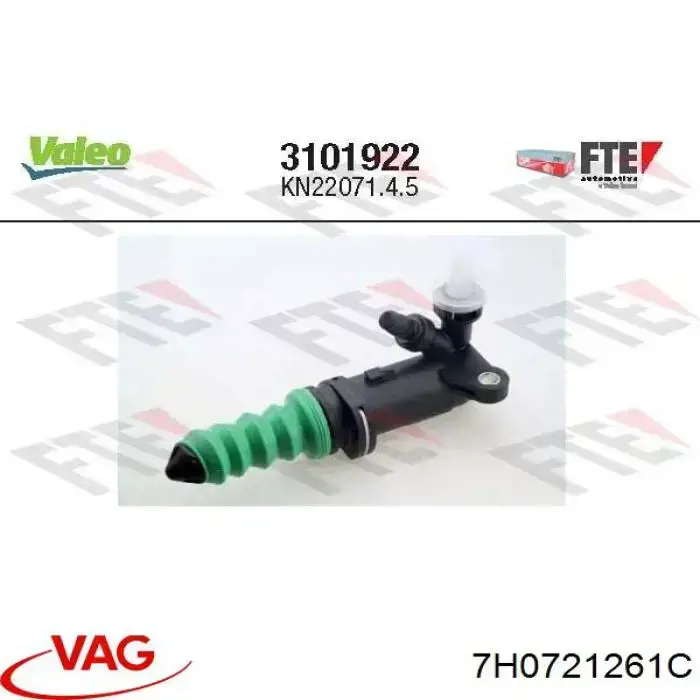 Cilindro de trabalho de embraiagem VAG 7H0721261C preço, a partir de 46,58 USD
