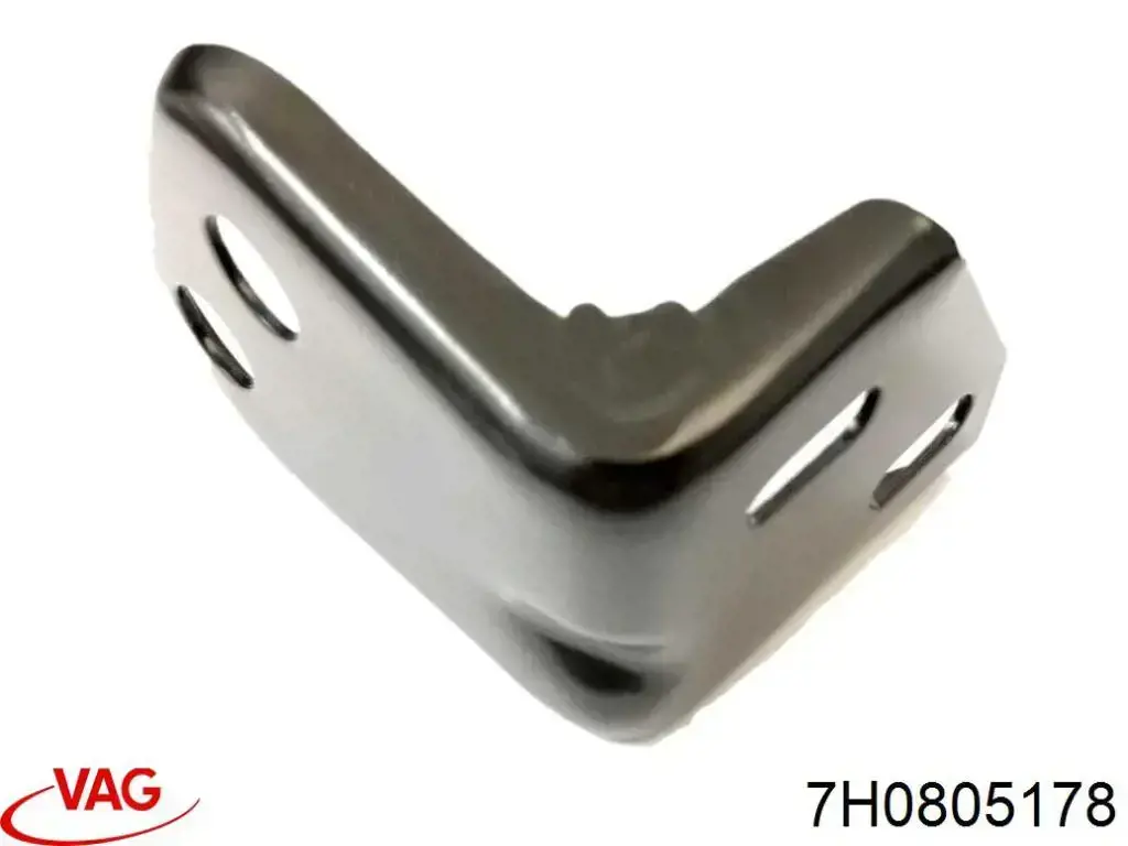 7H0805178 VAG Suporte do radiador montado (painel de montagem de fixação das luzes)