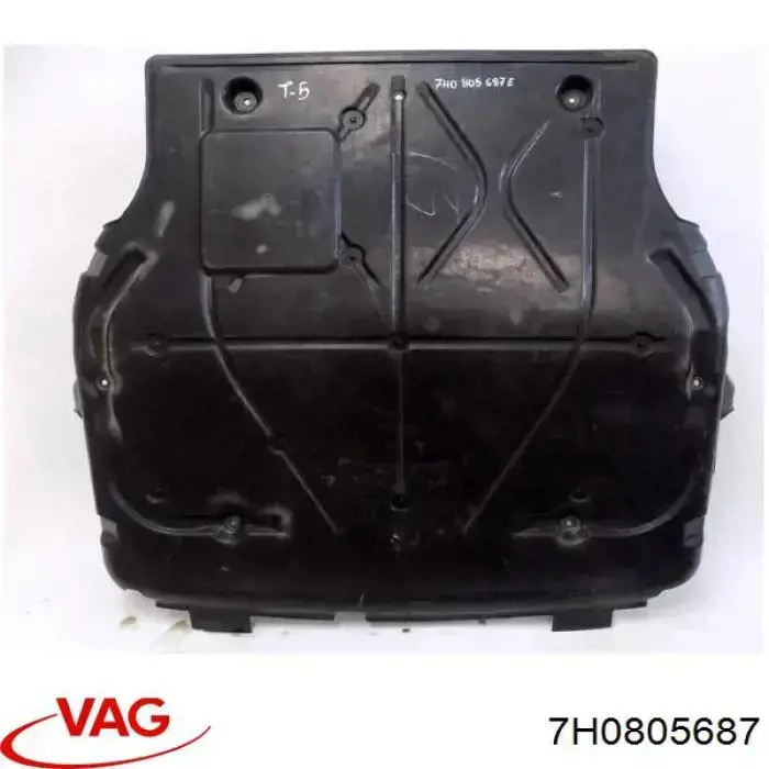 Compre 7H0805687 VAG Proteção de motor, de panela (da seção de motor)