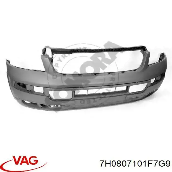 Pára-choque dianteiro VAG 7H0807101F7G9 preço, a partir de 227,57 USD