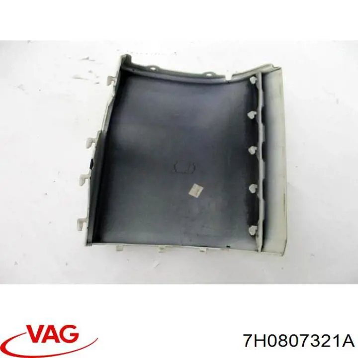 7H0807321A VAG Placa sobreposta externa traseira esquerda de suporte de carroçaria