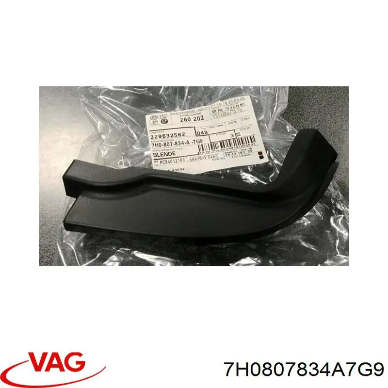  VAG 7H0807834A7G9 preço, a partir de 2,12 USD