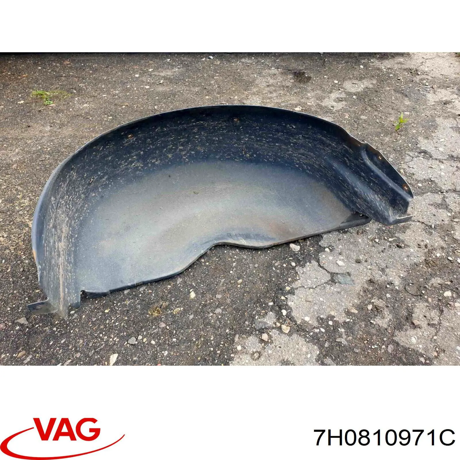 Compre 7E0810971A VAG Guarda-barras do pára-lama traseiro esquerdo