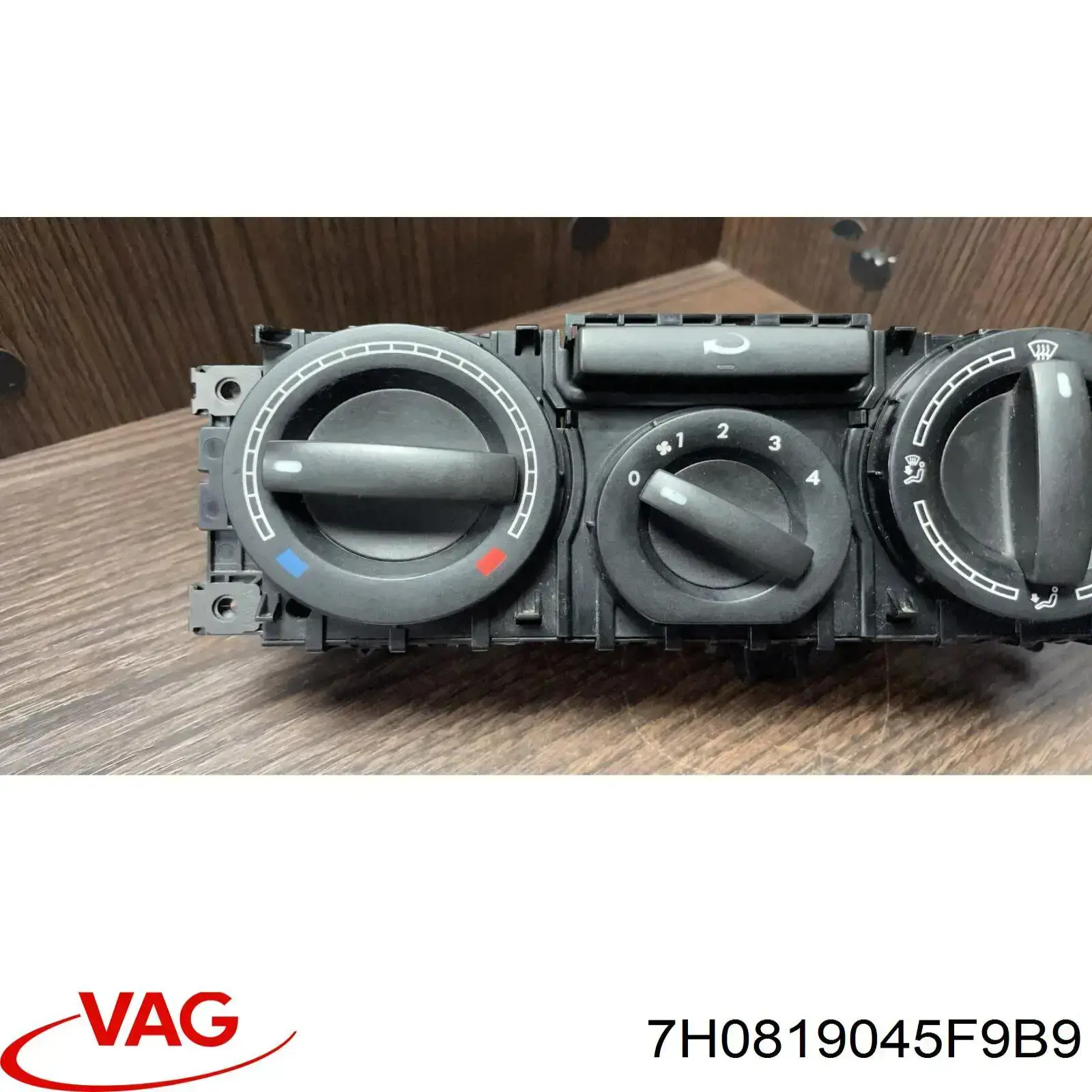7H0819045F9B9 VAG Unidade de controlo dos modos de aquecimento/condicionamento