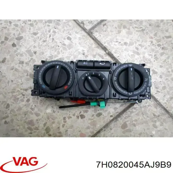 7H0820045AJ9B9 VAG Unidade de controlo dos modos de aquecimento/condicionamento