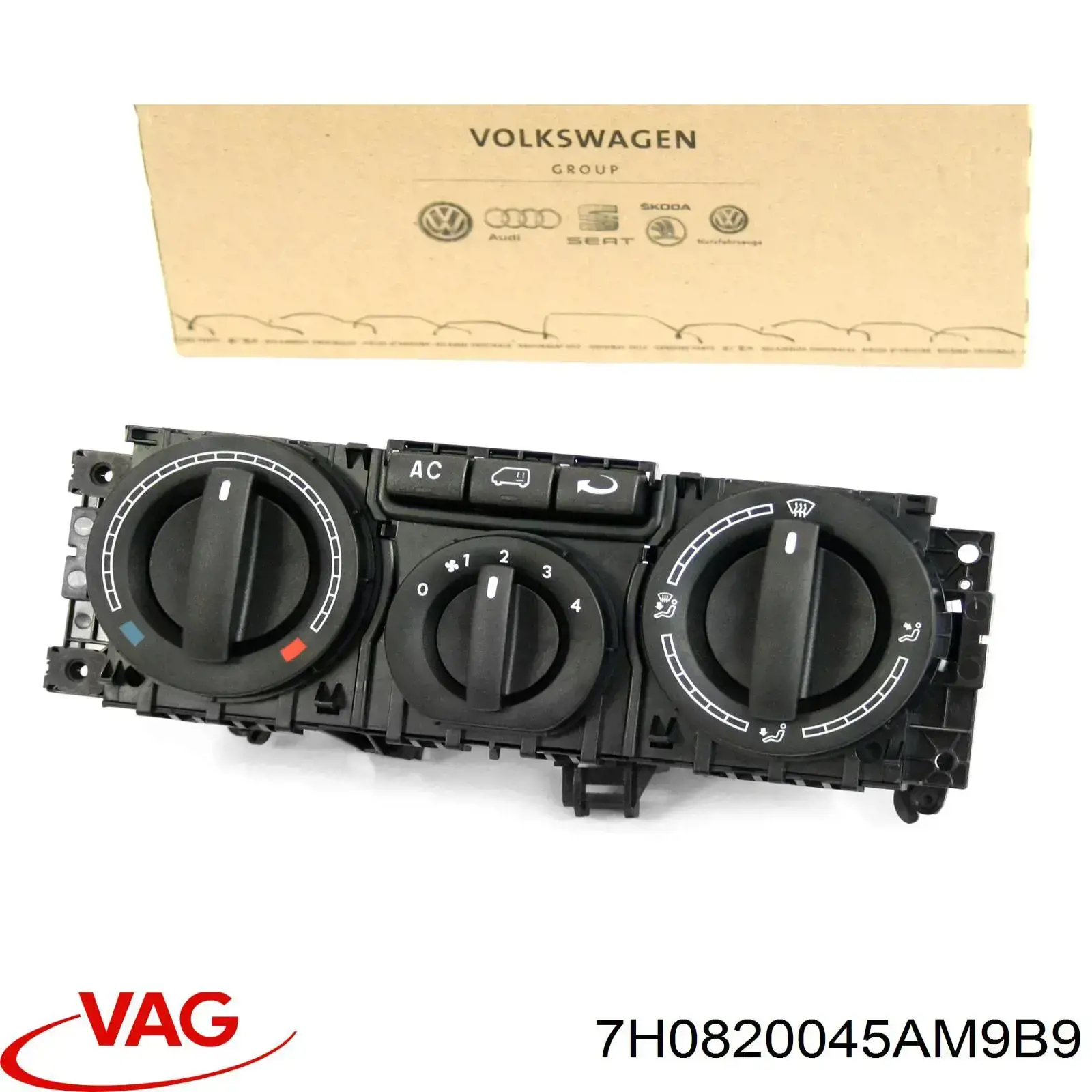 Unidade de controlo dos modos de aquecimento/condicionamento VAG 7H0820045AC9B9 preço, a partir de 185,87 USD