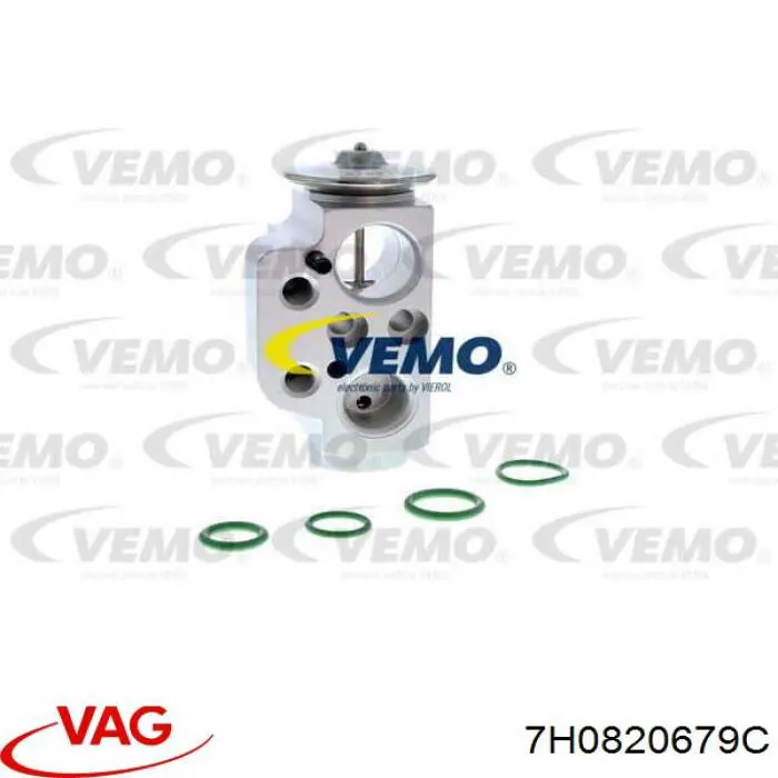 7H0820679C VAG Válvula TRV de aparelho de ar condicionado