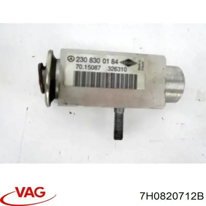 Compre 7H0820712B VAG Válvula TRV de aparelho de ar condicionado