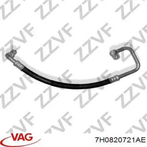 Compre 7H0820721AE VAG Mangueira de aparelho de ar condicionado, desde o compressor até o radiador