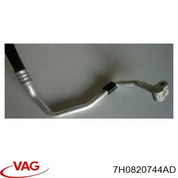 Compre 7H0820744AD VAG Mangueira de aparelho de ar condicionado, desde o vaporizador traseiro até o compressor