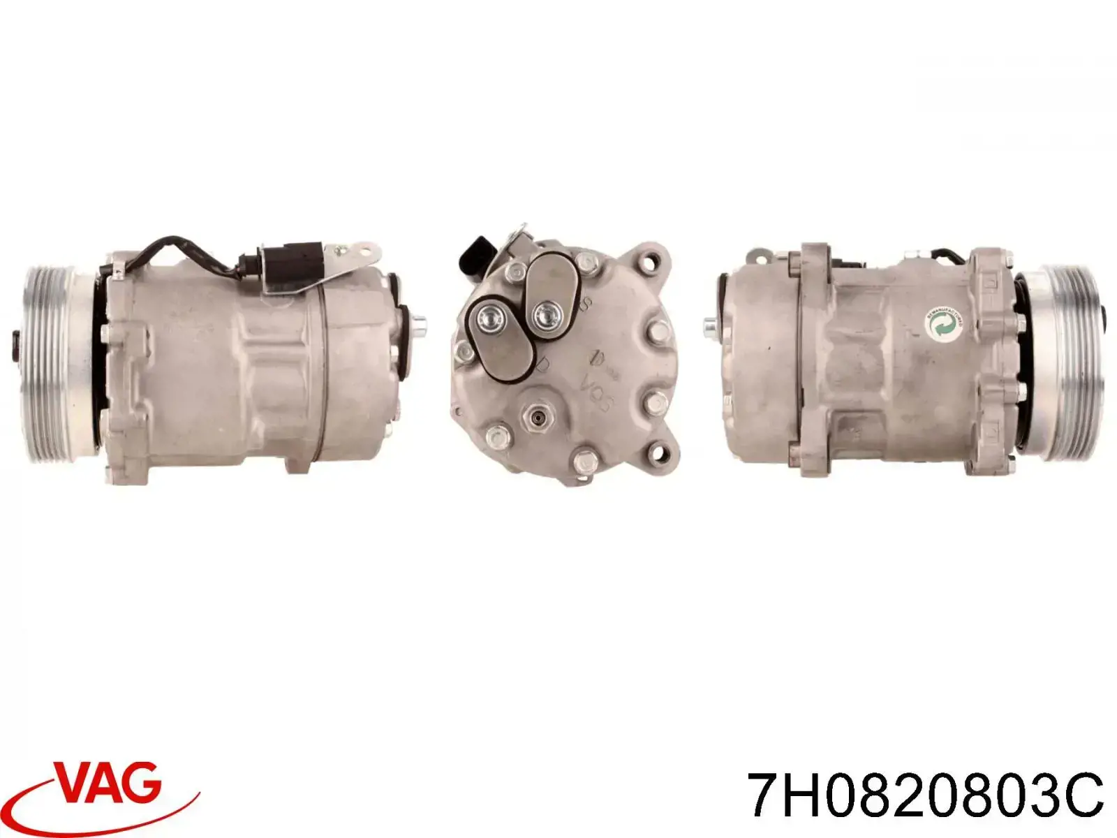 Compressor de aparelho de ar condicionado VAG 7H0820803C preço, a partir de 156,96 USD