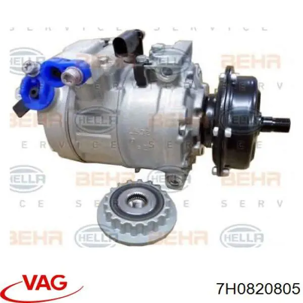 7H0820805 VAG Compressor de aparelho de ar condicionado