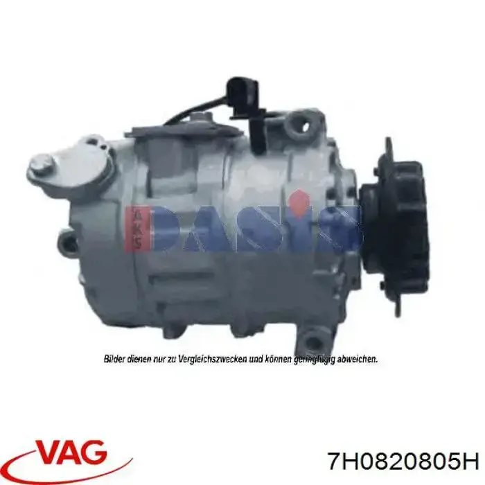 Compre 7H0820805H VAG Compressor de aparelho de ar condicionado