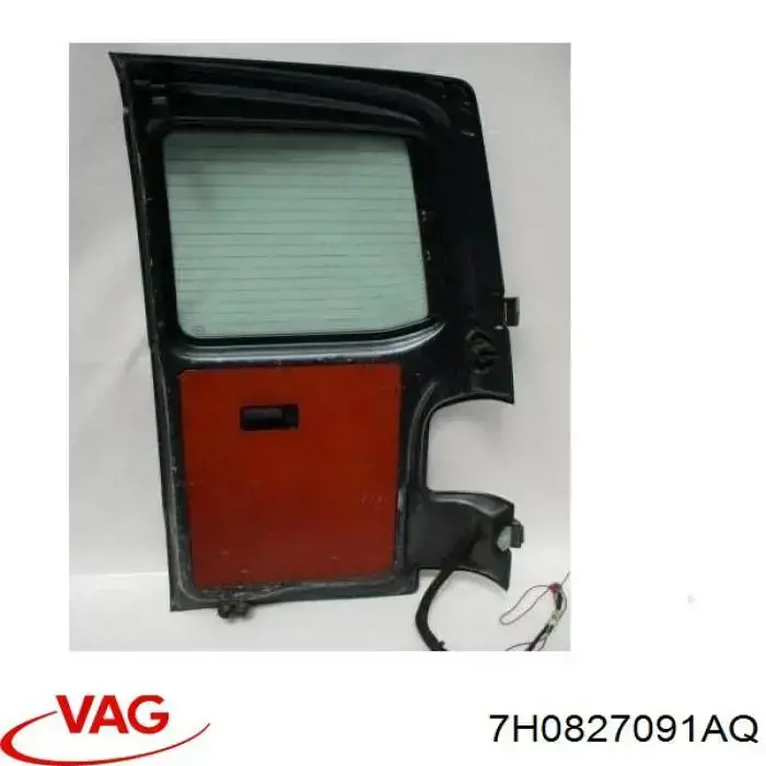 7H0827091AQ VAG Porta batente traseira esquerda de furgão