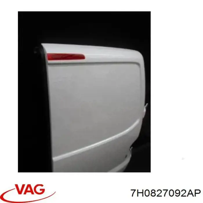 7H0827092AP VAG Porta batente traseira direita de furgão