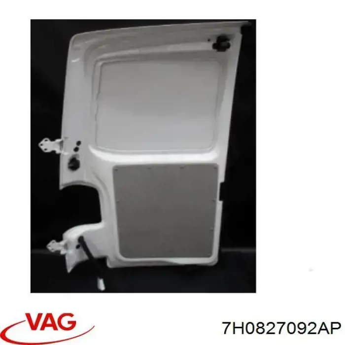 Porta batente traseira direita de furgão VAG 7H0827092AP preço, a partir de 1277,43 USD