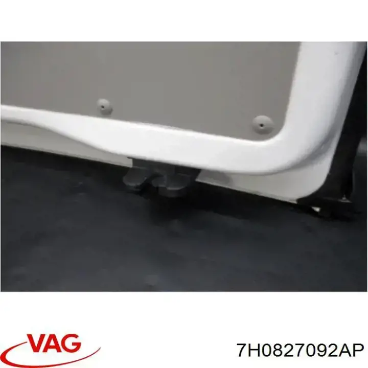 Compre 7H0827092AP VAG Porta batente traseira direita de furgão