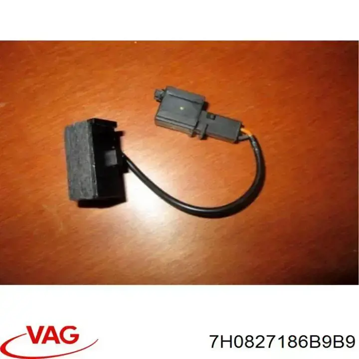 Compre 7H0827186B9B9 VAG Maçaneta direita interna da porta traseira (batente)
