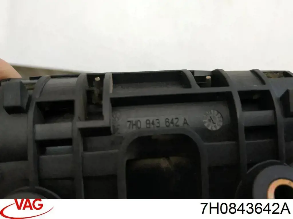 Maçaneta interna direita da porta lateral (deslizante) VAG 7H0843642A preço, a partir de 36,18 USD