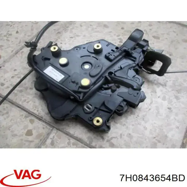 Fecho da porta lateral deslizante direita VAG 7H0843654BD preço, a partir de 207,32 USD