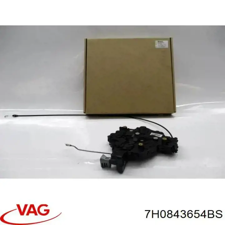 7H0843654BS VAG Fecho da porta lateral deslizante direita