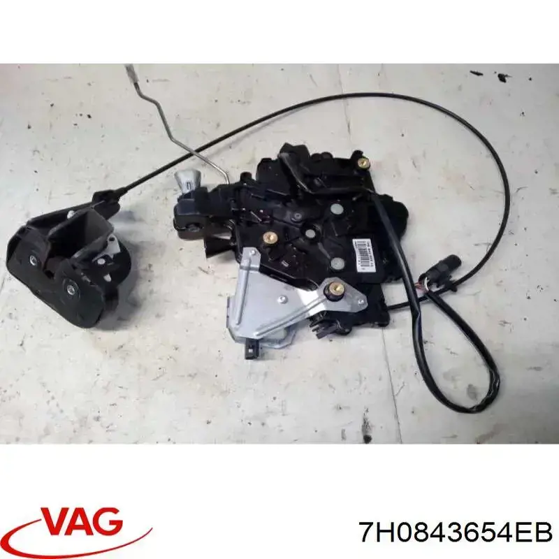Compre 7E0843654BH VAG Fecho da porta lateral deslizante direita