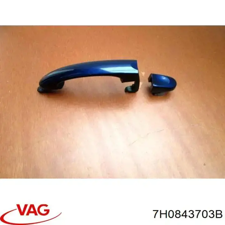 Compre 7H0843703DGRU VAG Maçaneta externa da porta lateral (deslizante)