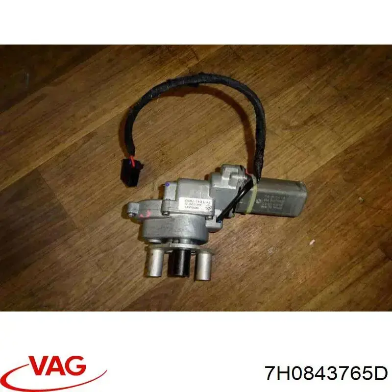 7H0843765D VAG Motor elétrico do fechamento da porta deslizante esquerda