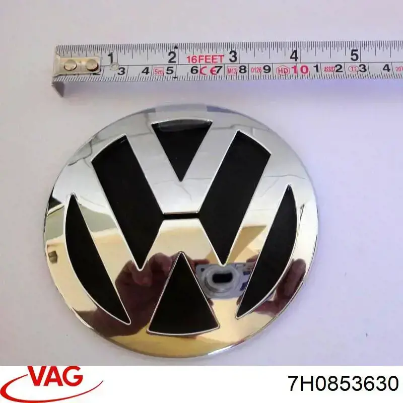 Compre 7H0853630 VAG Emblema de tampa de porta-malas (emblema de firma)
