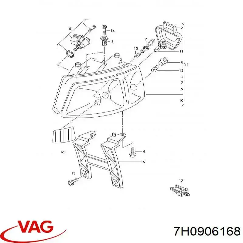  VAG 7H0906168 preço, a partir de 17,57 USD