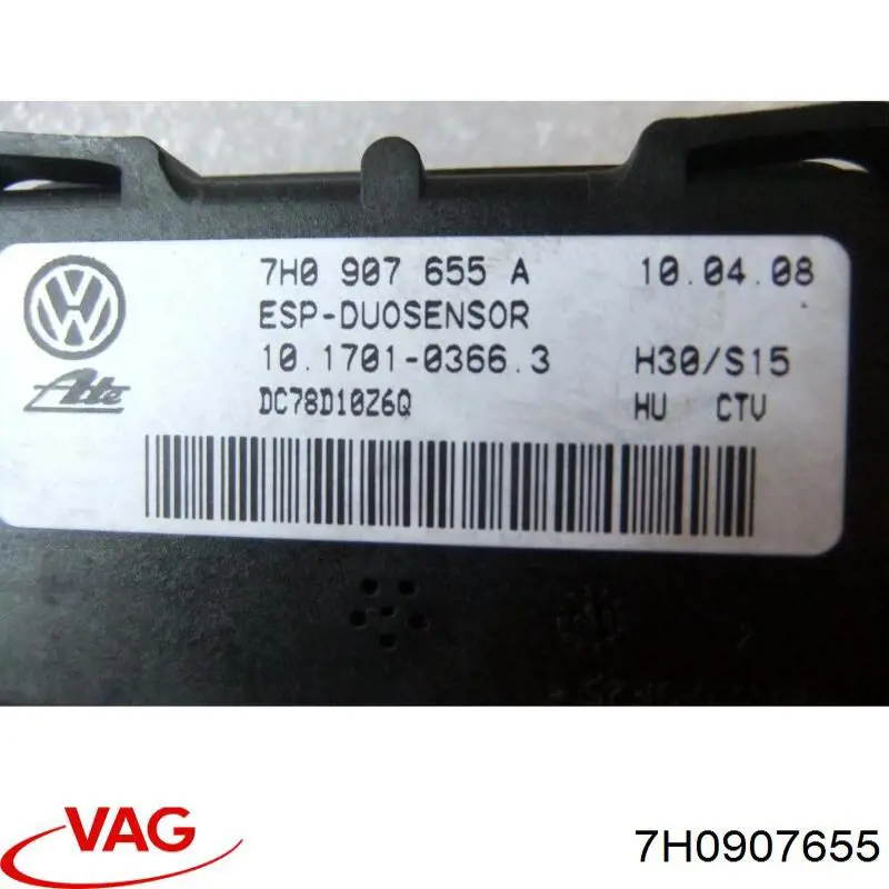 Compre 7H0907655 VAG Sensor de aceleração transversal (ESP)
