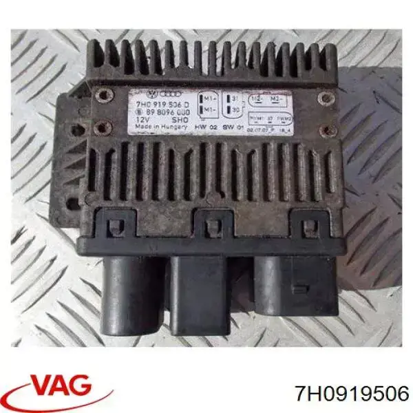Regulador de revoluções de ventilador de esfriamento (unidade de controlo) VAG 7H0919506 preço, a partir de 173,91 USD