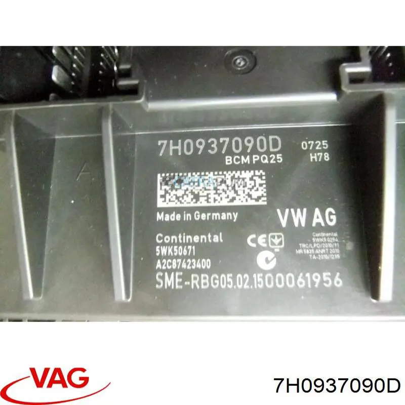 Unidade de conforto VAG 7H0937090D preço, a partir de 214,52 USD