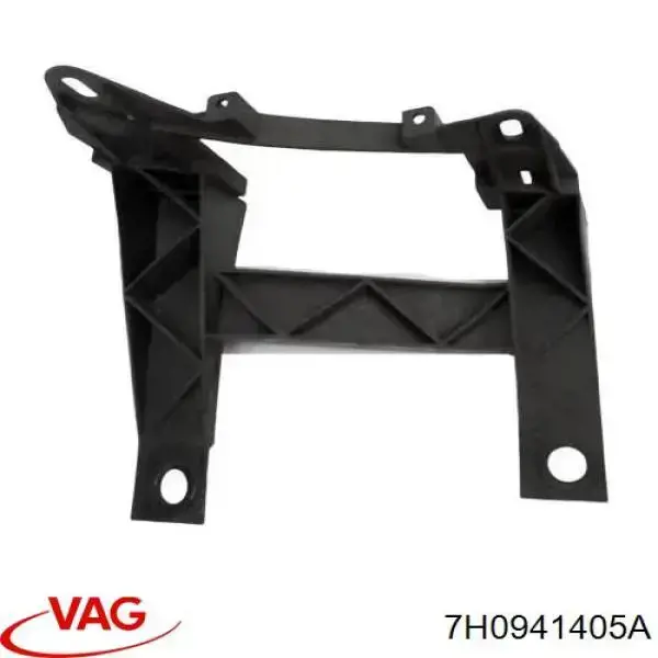 7H0941405A VAG Consola (adaptador) de fixação da luz dianteira esquerda
