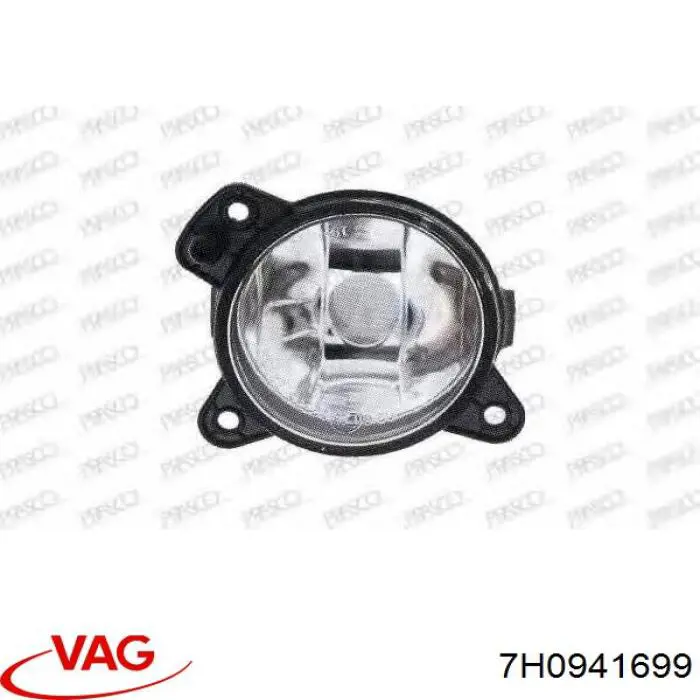 7H0941699 VAG Luzes de nevoeiro esquerdas