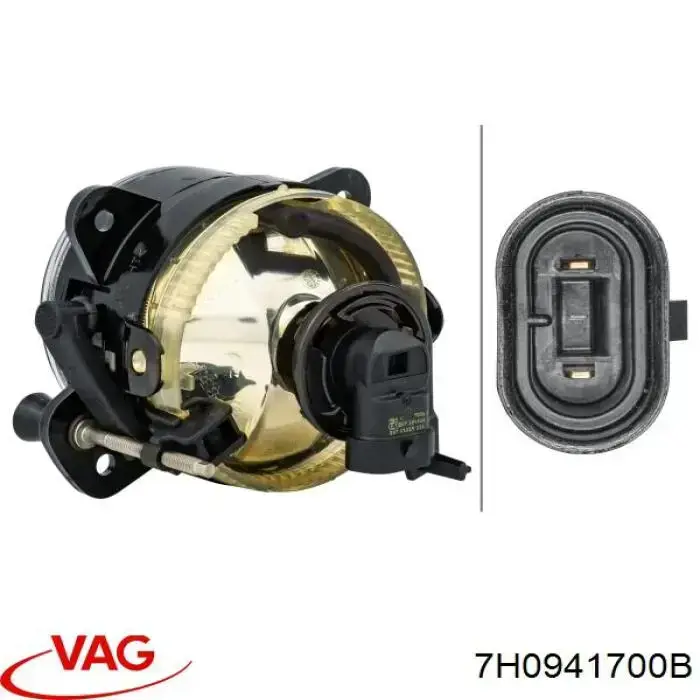 7H0941700B VAG Luzes de nevoeiro direitas