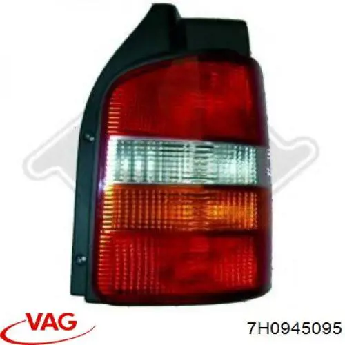 7H0945095 VAG Lanterna traseira esquerda