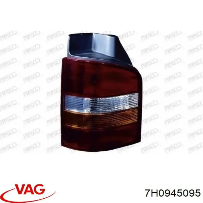 Lanterna traseira esquerda VAG 7H0945095 preço, a partir de 54,36 USD