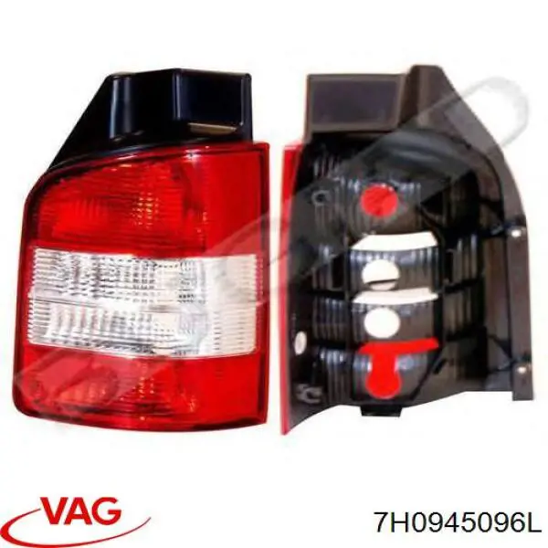 7H0945096L VAG Lanterna traseira direita