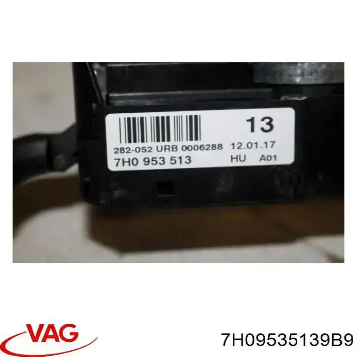 Compre 7H09535139B9 VAG Comutador instalado na coluna da direção, montado